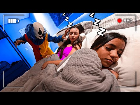 I left hidden cameras in Taspio's house and caught the clown on camera…