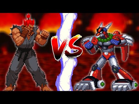 [Megaman Boss Battle] Akuma vs Magma Dragoon