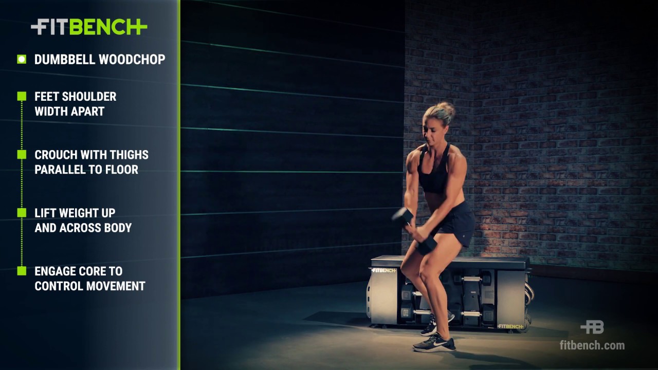 Dumbbell Woodchop - YouTube