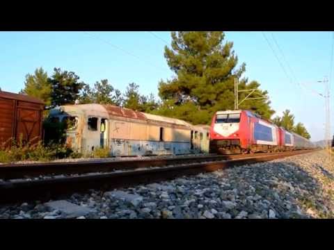 OSE IC 60 ADtranz 220 016 + 220 003 + GANZ MAVAG R.S. Tithorea - 03.07.2016