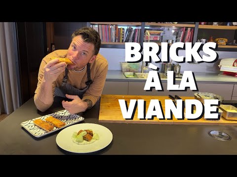 Beef and butternut squash bricks with parmesan, cucumber salad