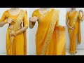 How To Wear A Beautiful Silk Saree Draping For Wedding Functions Easy Way To Saree Draping