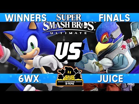 Smash Ultimate Tournament Winners Finals - 6WX (Sonic) vs Juice (Falco) - CNB 197