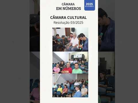 Informativo sobre o Câmara Cultural