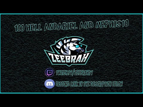 Project Diablo 2  - 100 Hell Andariel & MephisTOE runs + SLAMS