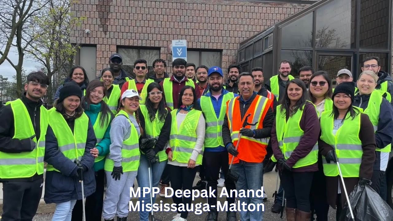 Annual Litter Day with MPP Deepak Anand