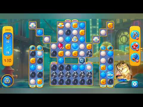 Fishdom 2022, no Boosters,   2010   level  -  прохождение без бустеров,   2010  уровень.