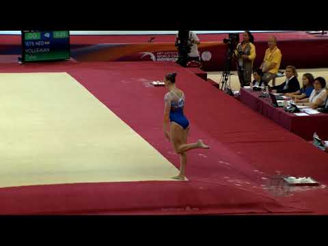 VOLLEMAN Tisha (NED) - 2018 Artistic Worlds, Doha (QAT) - Qualifications Floor Exercise
