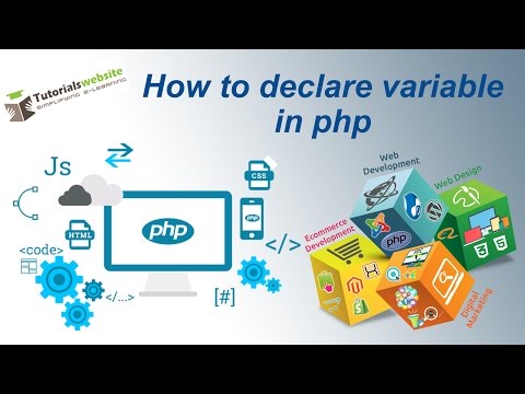 php tutorial in hindi how to declare variable in php