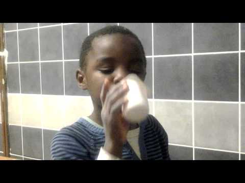 Caio eating yoghurt fatty boy massala