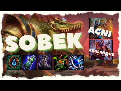 Ranked Joust Sobek Support Gameplay | Don't be afraid to pluck the frontline!