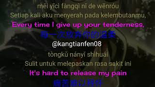 Wang Lee Hom - Kiss Goodbye 王力宏 Lyrics + Pinyin + English + Terjemahan Indonesia