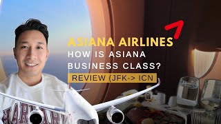 OZ222 | ASIANA AIRLINES BEST BUSINESS CLASS PRODUCT | AIRBUS A350- JFK to Incheon | 2.22