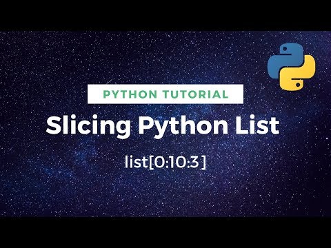 Python List Tutorial 3 Slicing A List In Python