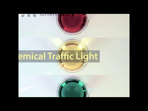 1 solution has 3 colors ("Chemical Traffic Light" experiment)