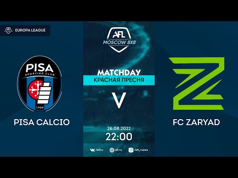 AFL 22. Europa League. Play off. 1/8 final. Pisa Calcio - Fc Zaryad