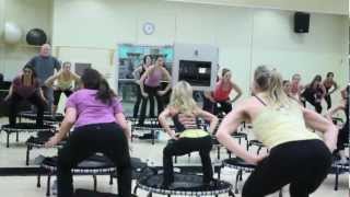 JumpSport Fitness Trampoline Workout at The Gym