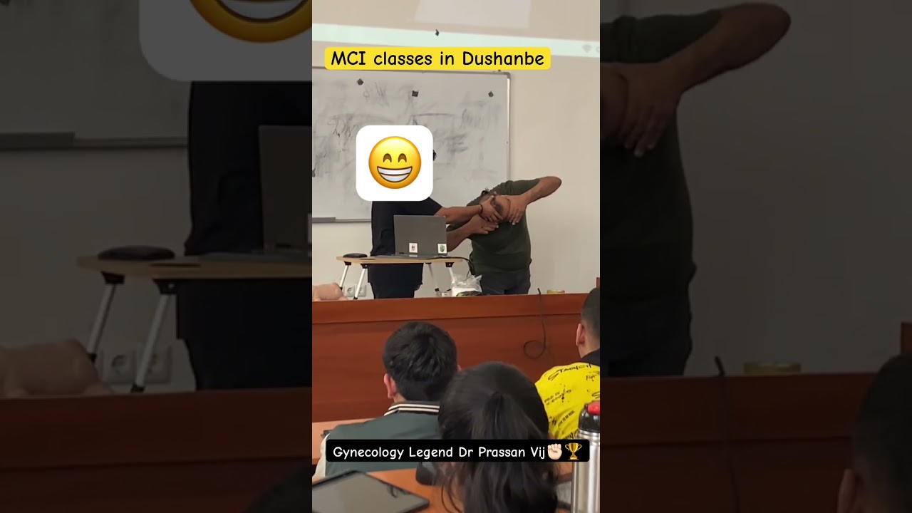 Dr prassan Vij gynecology class at Dushanbe Tajikistan #drprassanvij #gynecologist #fmge
