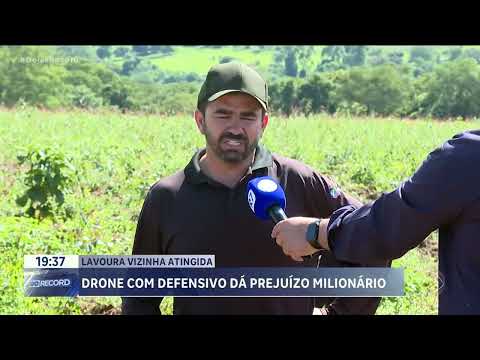 Uso de drone causa prejuízo de até R$ 1 milhão