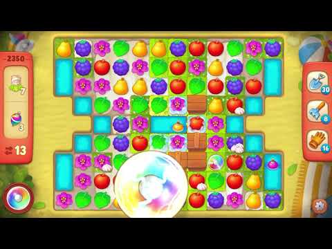 Gardenscapes Level 2350 With No Boosters - Hard Level