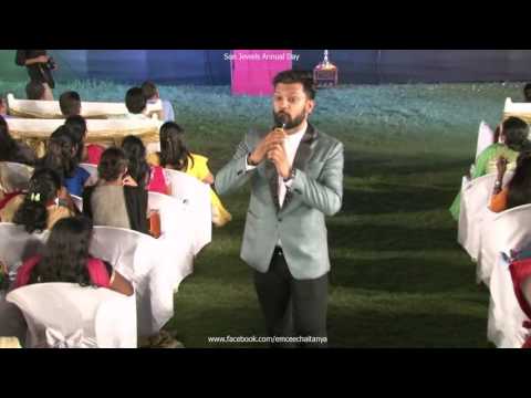 Chaitanya Rathi  Emcee Chaitanya Rathi hosting the Sun Jewels Annual Day