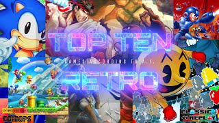 The 10 best retro games of all time: According to AI