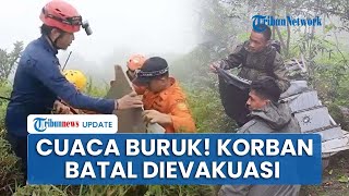 Evakuasi Jenazah Korban Pesawat ATR di Jurang Batal, Tim SAR Terkendala Hujan Lebat dan Medan Terjal