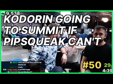 Kodorin going to Summit if Pipsqueak can't | Smash Melee Highlights