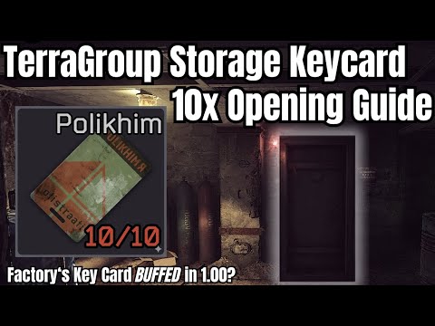 [1.00] TerraGroup Storage Room Keycard 10x Opening - Buffed?!?