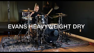 Video thumbnail for Evans Heavyweight Dry Snare Drumhead by Kalun Wertz