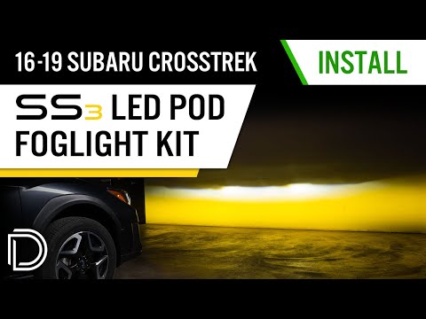 How to Install SS3 Type A Fog Light Kit for 2016-2023 Subaru Crosstrek | Diode Dynamics