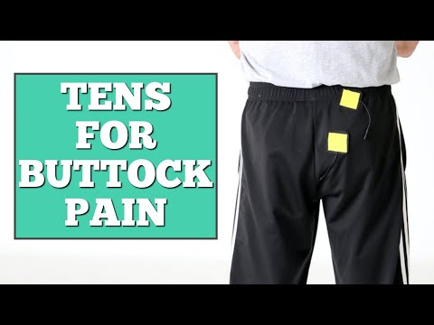 How to Use a TENS Unit With Buttock Pain - Correct Pad Placement