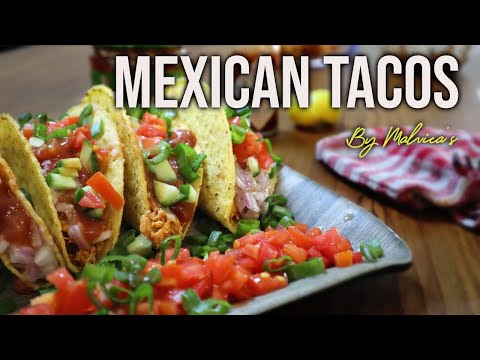 Traditional Mexican Chicken Tacos with Salsa Dip | Taco Shells Recipes By Your Food Story