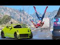 GTA 5 IRON SPIDERMAN Car Crash Ragdolls Compilation - (Iron Spider-man Gameplay) 22