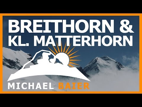 Kl. Matterhorn 3883m - Breithorn 4164m - Schwarztorabfahrt am Samtag den 20.04.2019