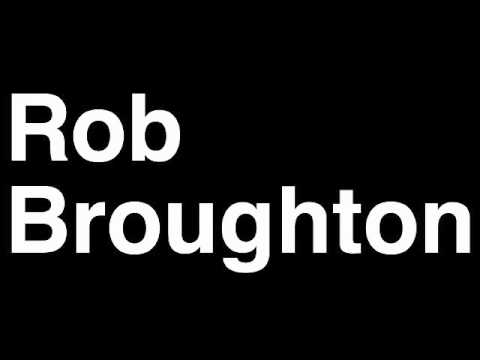How to Pronounce Rob Broughton Bear Heavyweight Fighter UFC MMA TKO KO Knock Out Punch Hit