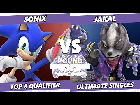 Pound 2022 Top 8 Qualifier - Jakal (Wolf) Vs. Sonix (Sonic) SSBU Smash Ultimate Tournament