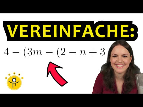 TERME mit KLAMMERN vereinfachen – Terme mit Plus und Minusklammern auflösen