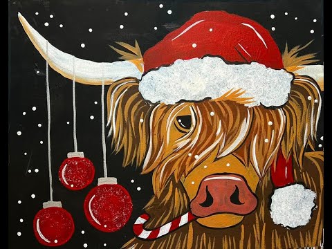 Holiday Highland Cow