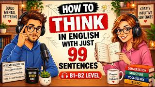 Think In English With Just 99 Sentences | Stop Translating, Start Speaking | English Podcast