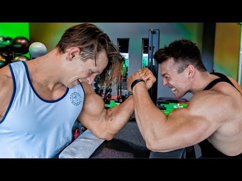 Wer ist stärker im Armdrücken?