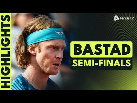 Vallejo vs Darderi, Rublev Faces Tabilo ⚔️ | Bastad 2026 Semi-Final Highlights