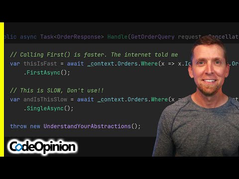 Single() or First()? Understand the abstractions you use!