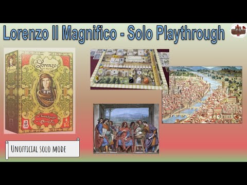 Lorenzo Il Magnifico l Solo Playthrough - Unofficial Variant