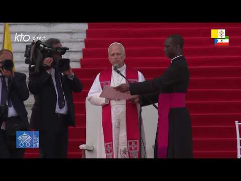 Rencontre du pape #LéonXIV avec le monde de la culture à Malabo #PapeenGuinéeÉquatoriale