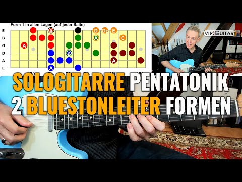 Sologitarre: 2 Bluestonleiterformen, die dein Spiel verändern werden