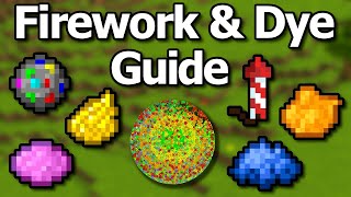 Ultimate Minecraft 1.20 Fireworks and Dyes Guide!