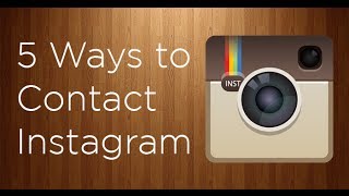 How to contact Instagram for support