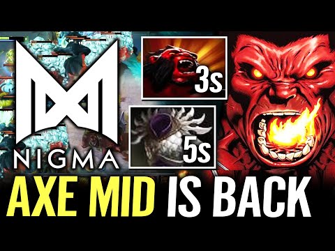 🔥 AXE MID IS BACK — Nigma Core OLD SCHOOL GODLIKE Blade Mail + Berserker 25min Fast GG Dota 2 Pro