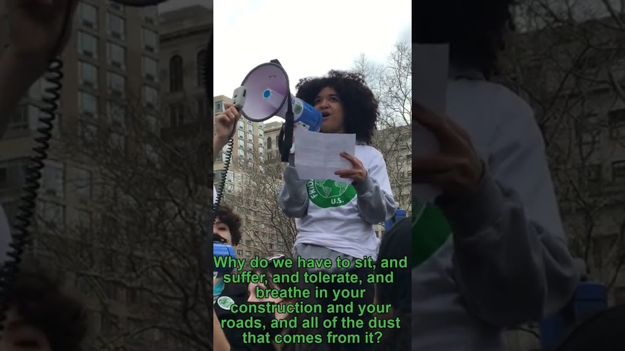 SSCC Teen Gives Speech at Fridays For Future NYC Climate Strike &amp; Rally